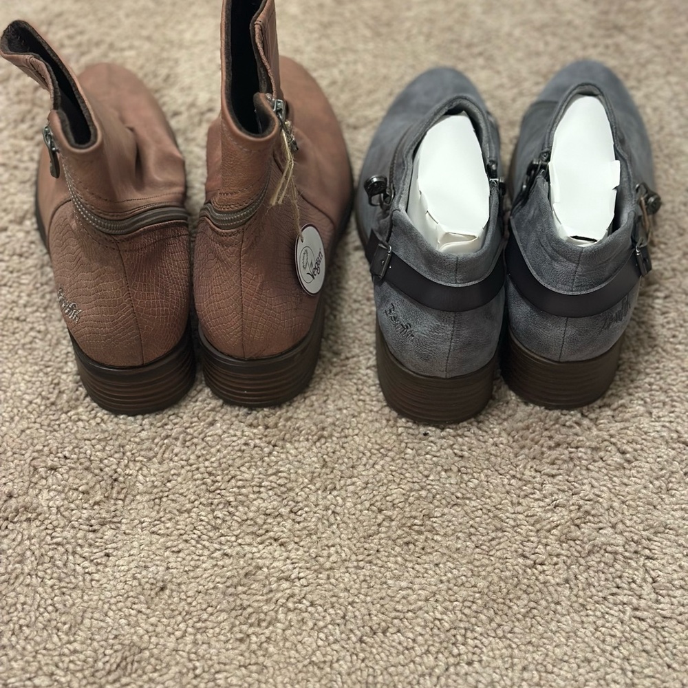Brand New Stylish Woman’s Blowfish Boots in Brown and Gray